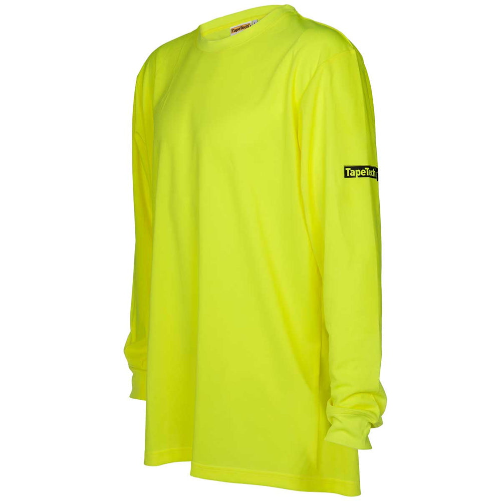 TapeTech High Visibility Premium Camisa de trabajo de manga larga