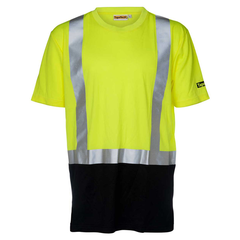 TapeTech High Visibility Short Sleeve Safety Shirt