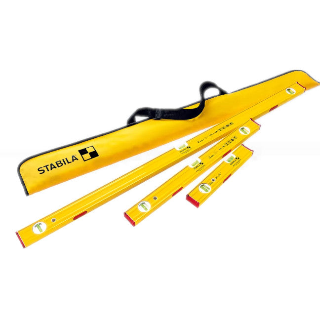 Stabila 29940 Magnetic Pro Set Modelo 80ASM Juego de nivel de burbuja de 48", 24" y 12"