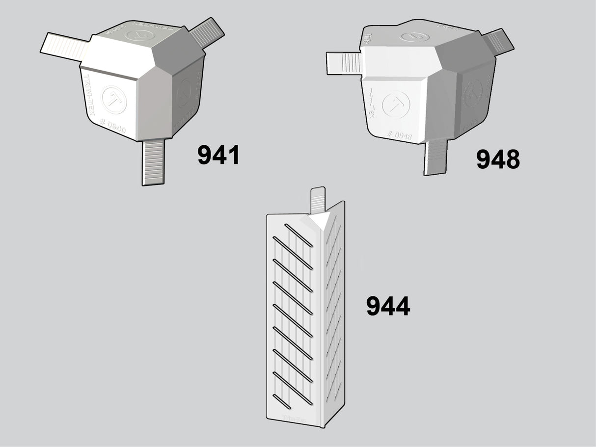 Trim-Tex 350 Medium Chamfer Molded Corners Adapters