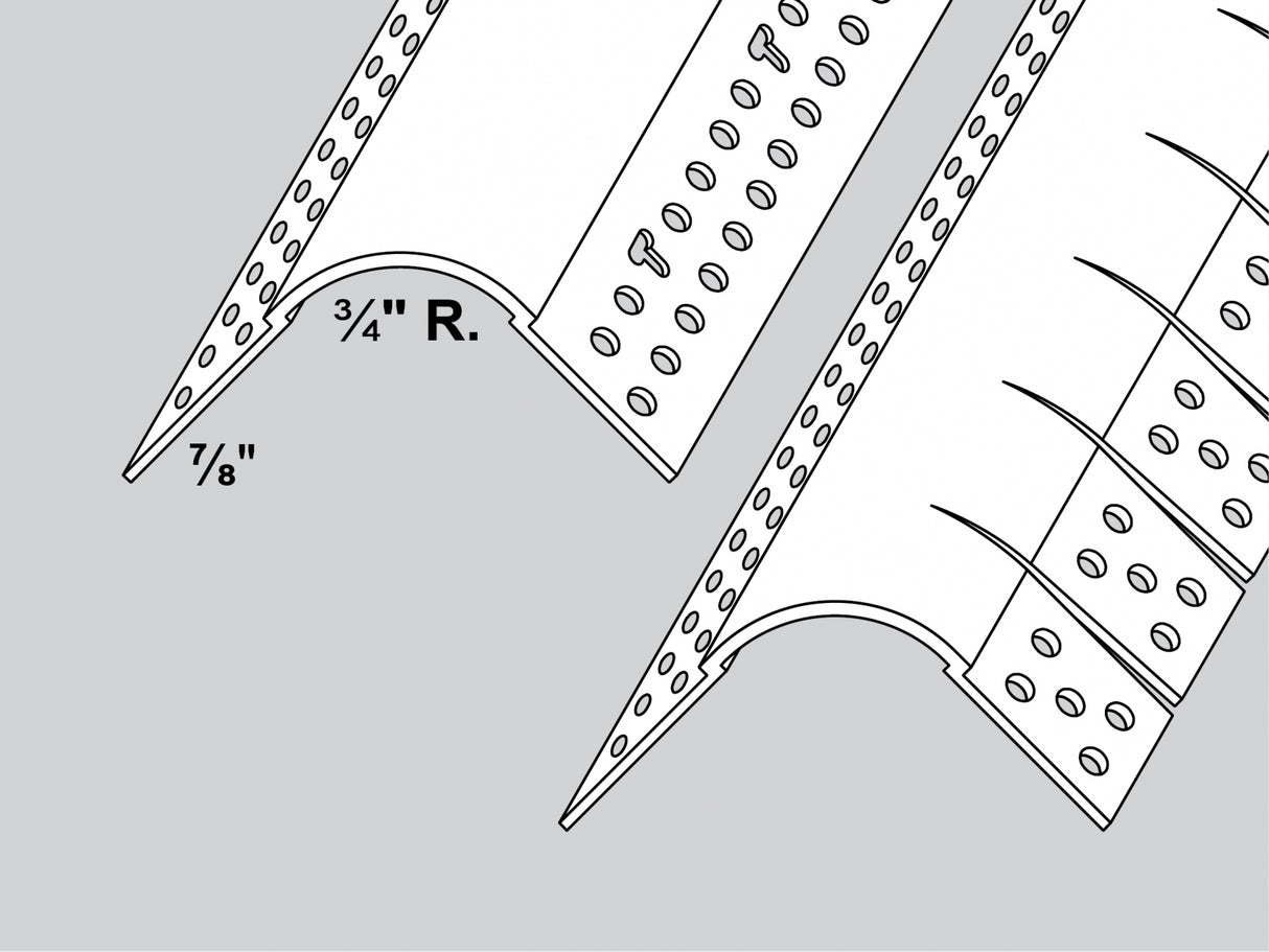 Trim-Tex ¾" R. Large Bullnose Corner Bead & Archway