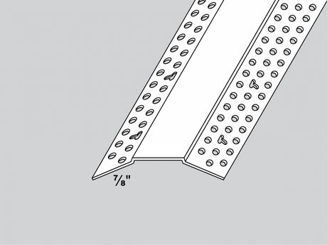 Trim-Tex Large Chamfer Bead Splayed