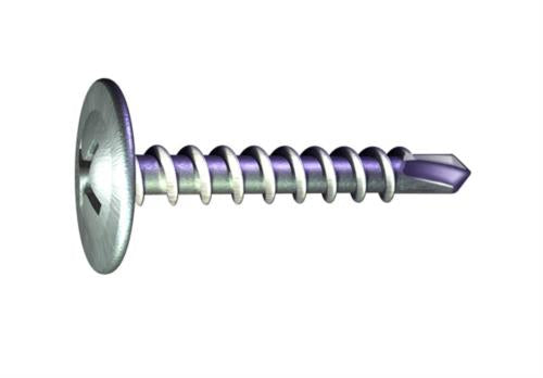 Grabber Wafer Framing Screws - Drill Point - Clear Zinc