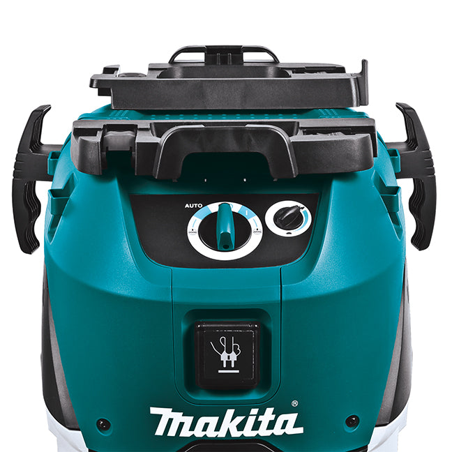 Makita Cordless Drywall Pole Sander with 11 Gallon Wet/Dry HEPA Filter Dust Extractor Bundle