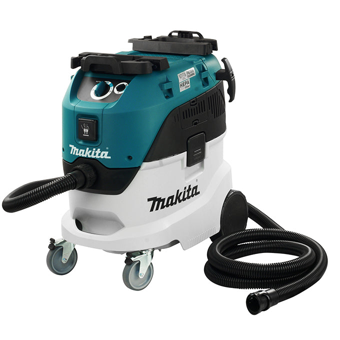 Makita Cordless Drywall Pole Sander with 11 Gallon Wet/Dry HEPA Filter Dust Extractor Bundle