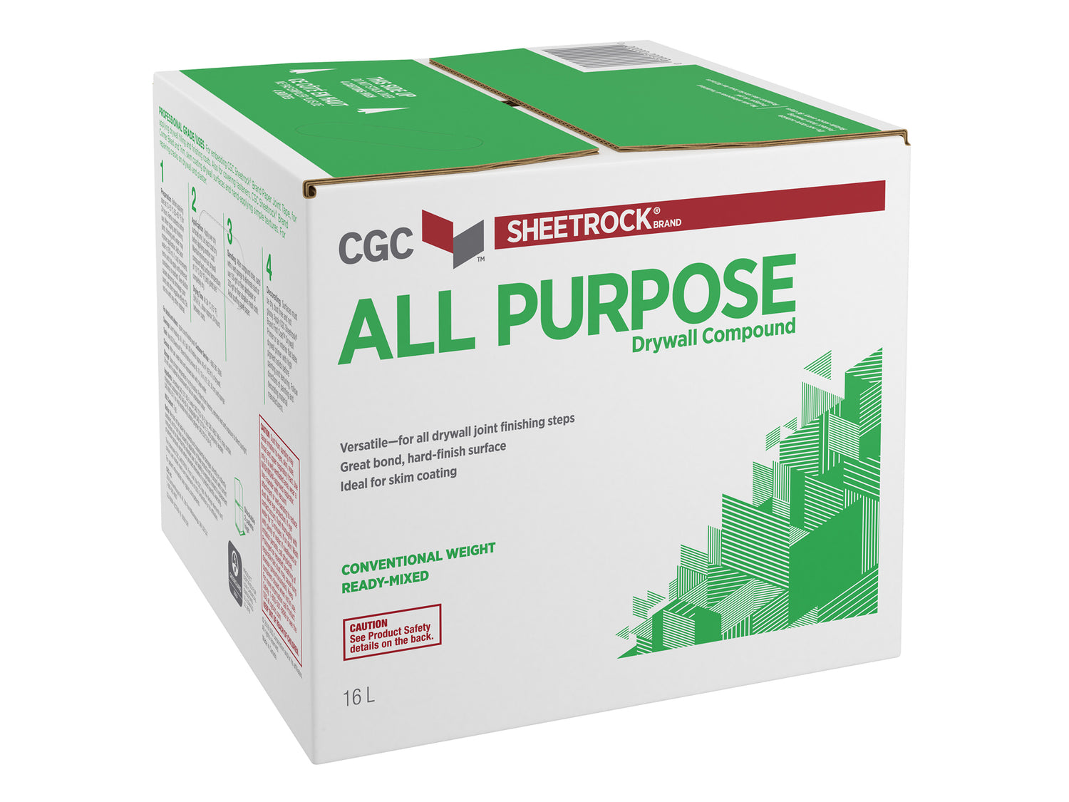 Compuesto multiusos para paneles de yeso marca CGC Sheetrock (16L)