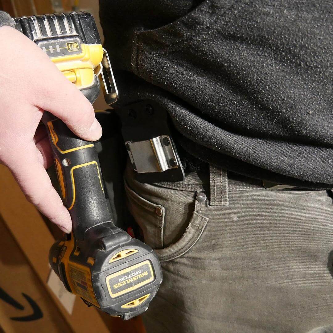 Holstery DriverMaster - Clip-On Holster for Drills, Impacts, and Nailers