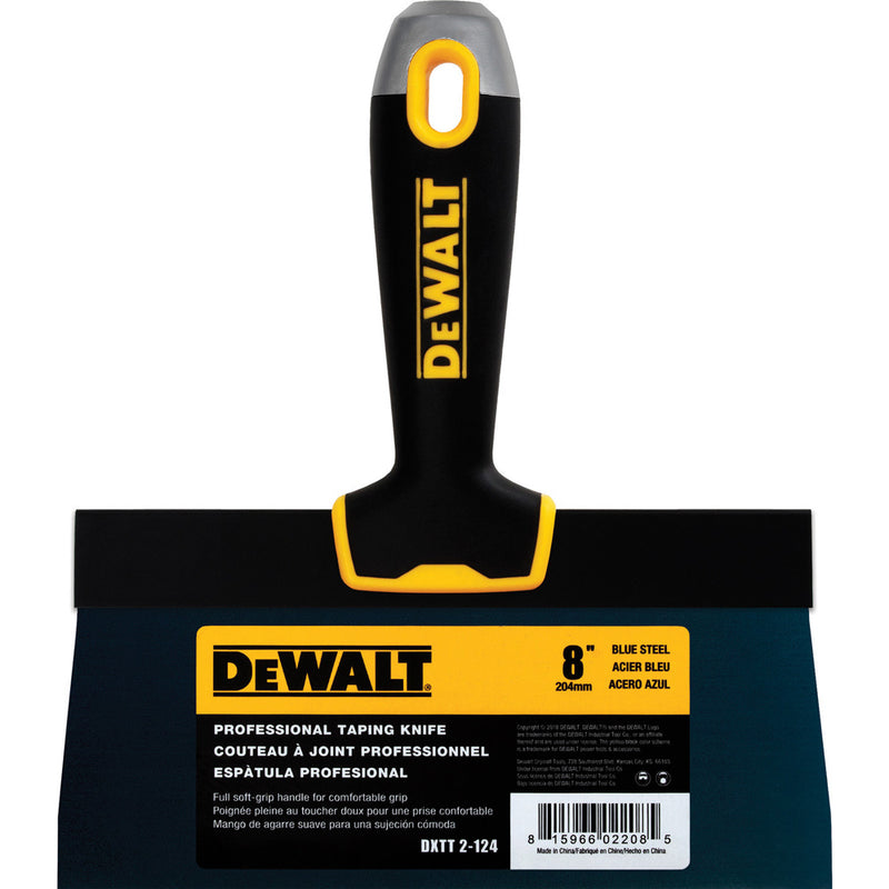 DeWalt Blue Steel Finishing Knife - Soft Grip Handle