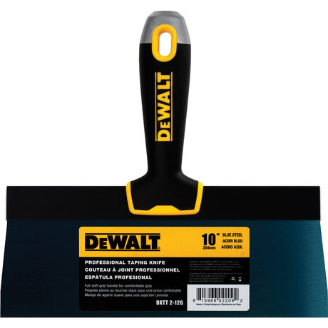 DeWalt Blue Steel Finishing Knife - Soft Grip Handle