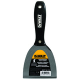 Cuchillo para masilla/acabado de acero inoxidable DeWalt Tools - Mango de plástico negro