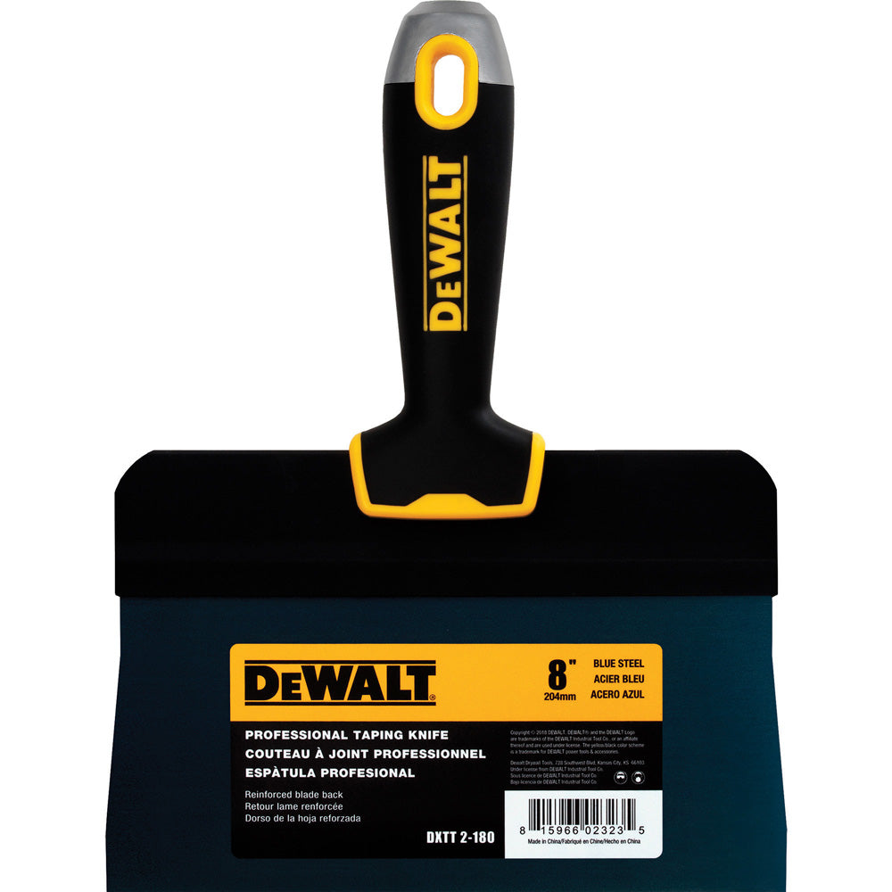 DeWalt Blue Steel Big Back Taping Knife - Soft Grip Handle