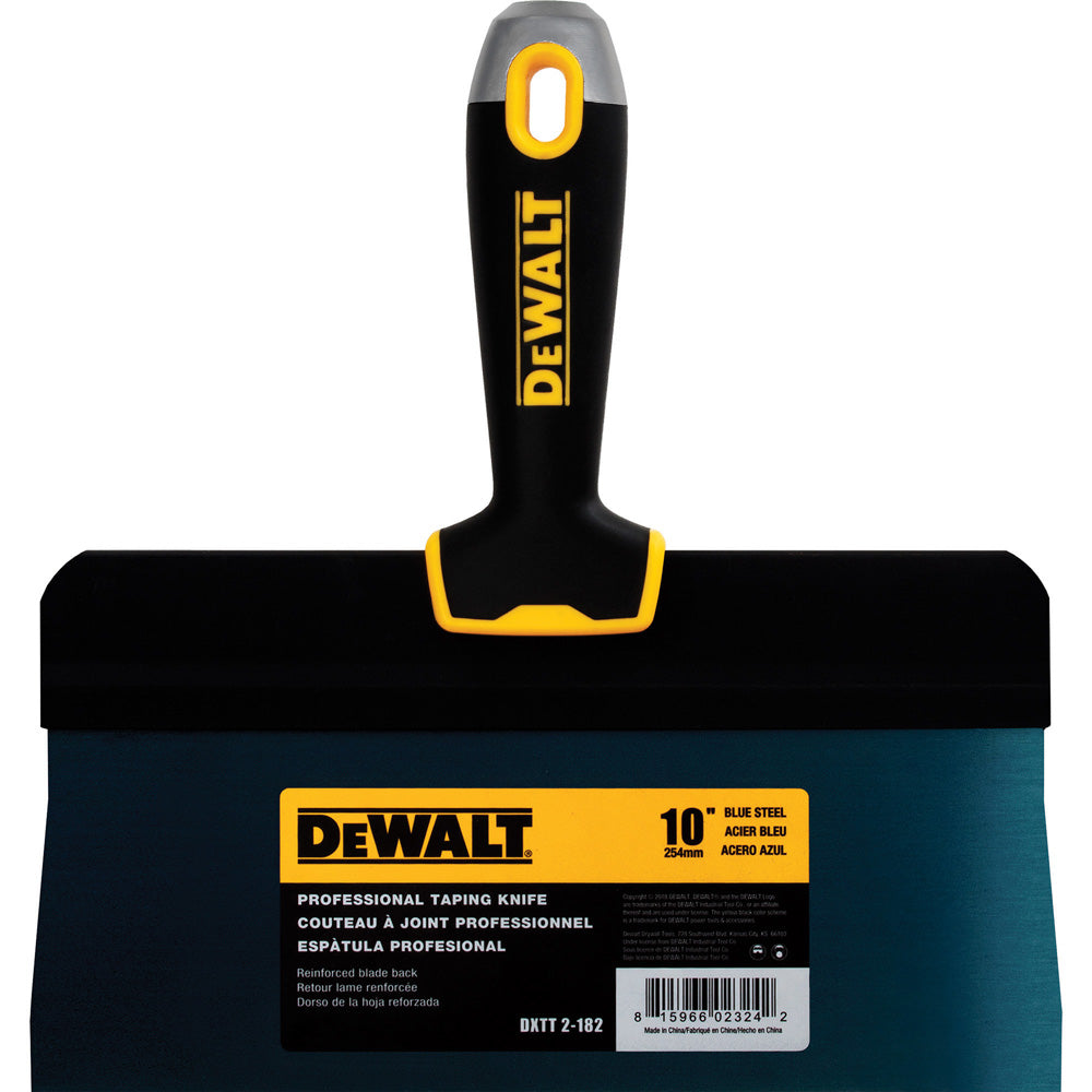 DeWalt Blue Steel Big Back Taping Knife - Soft Grip Handle