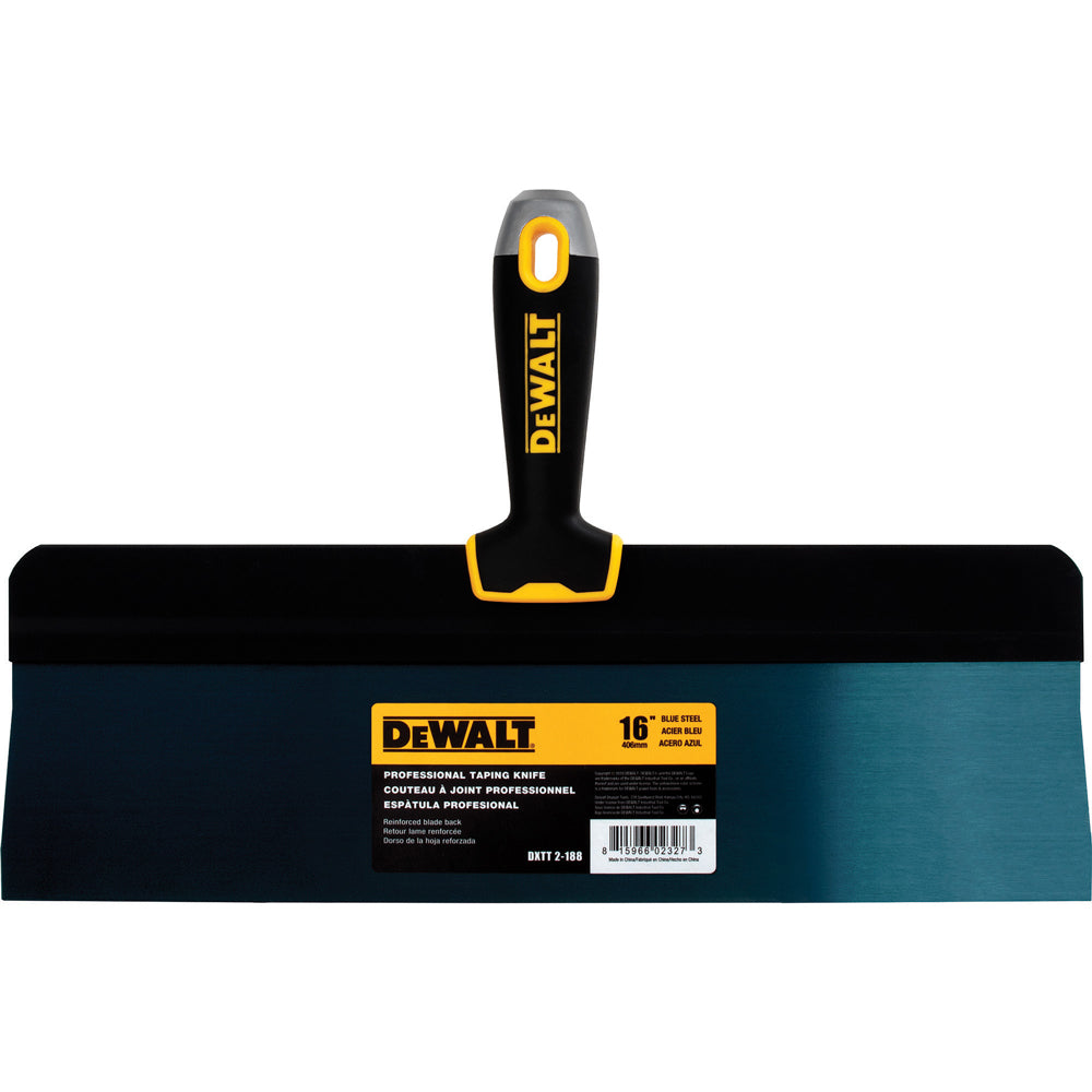 DeWalt Blue Steel Big Back Taping Knife - Soft Grip Handle