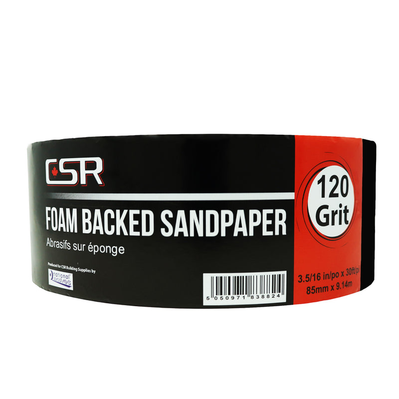 CSR 3-5/16" x 30' Sponge Back Sandpaper