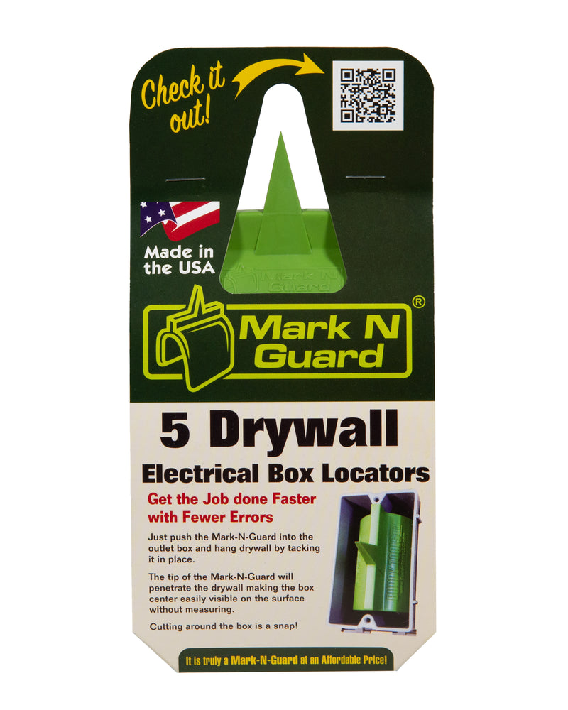 Buddy Tools Mark N Guard - Professional Drywall Electrical Box Locator Tool (Pack of 5)