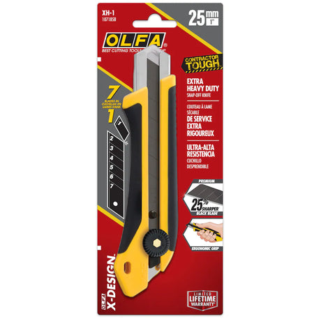 Olfa 25mm Fiberglass-Reinforced Ratchet-Lock Utility Knife (XH-1)