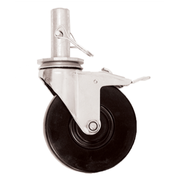 Circle Brand 5" Round Stem Caster for 6' Steel Folding Scaffold