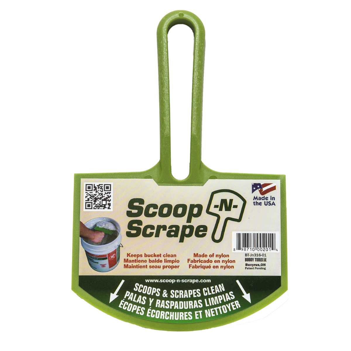 Buddy Tools Scoop-N-Scrape Cubo Herramienta