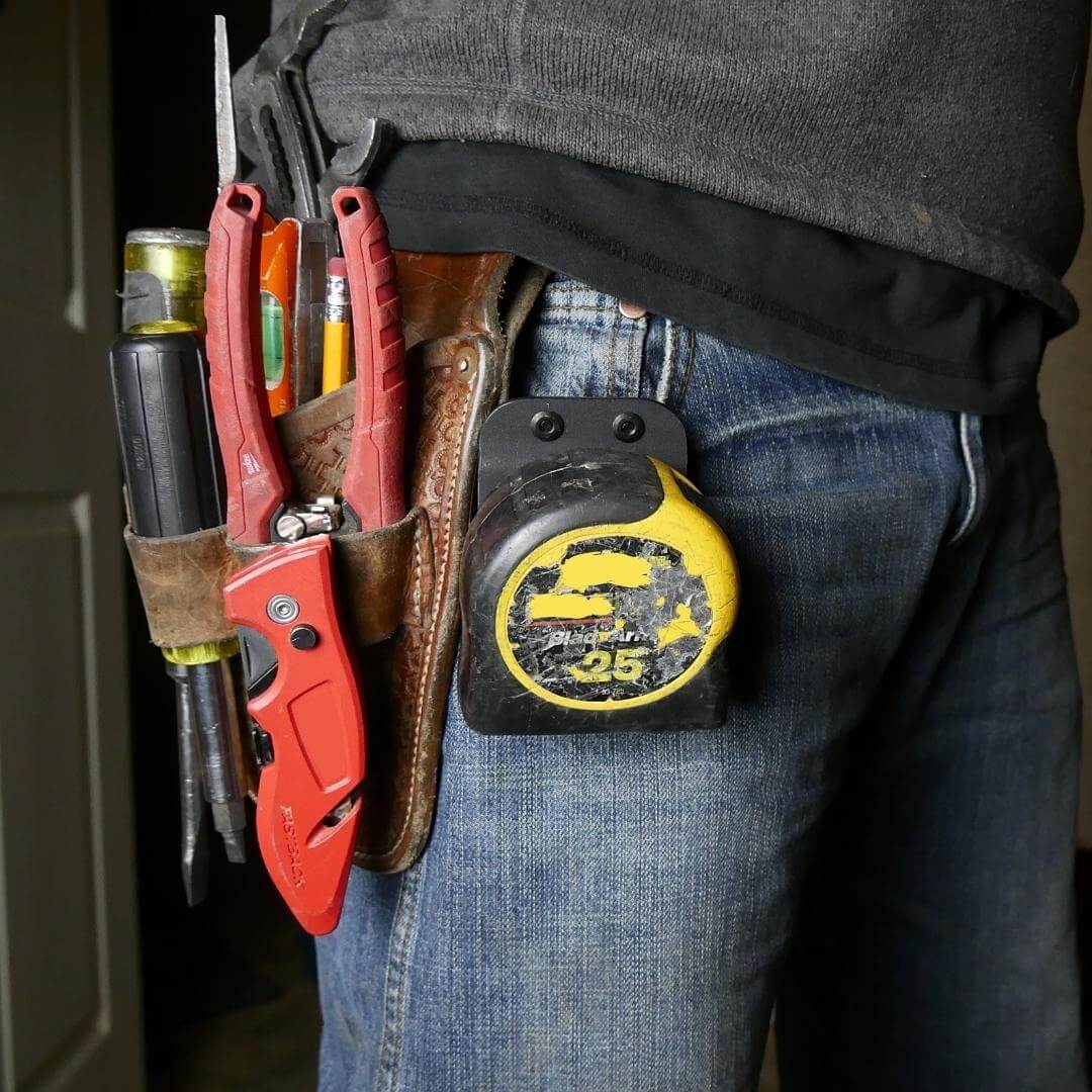 Holstery TapeMaster - Clip-On Tape Measure Holster