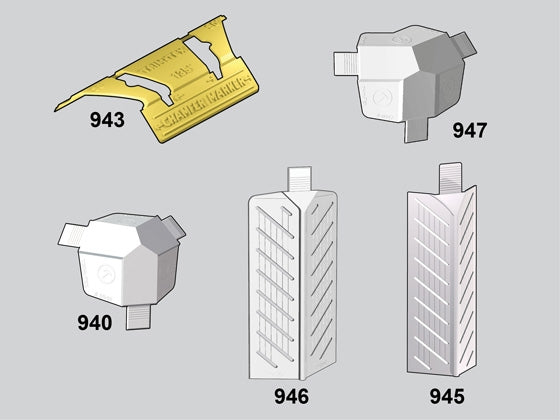 Trim-Tex 350 Medium Chamfer Molded Corners Adapters