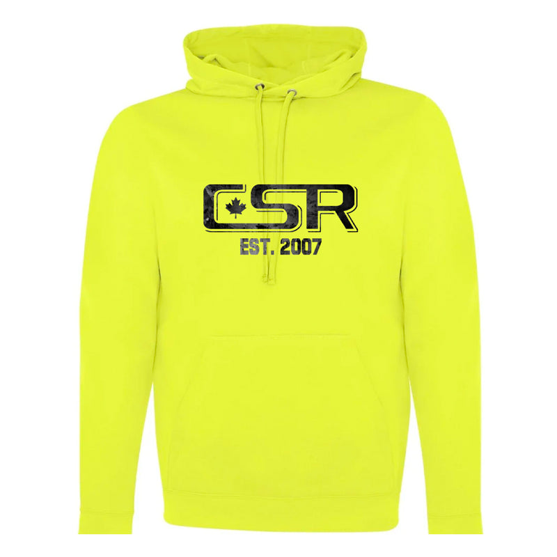 CSR Men's ATC Hi-Vis Yellow Hoodie